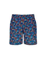 banador puma swim boys printed mid shorts 1p infantil multicolor