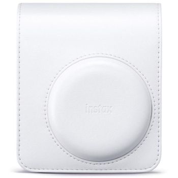 Funda cámara Fujifilm Instax Mini 13 cuero sintético gris correa ajustable
