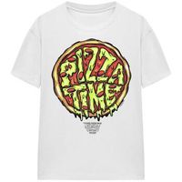 dessins animes camiseta pizza time para mujer
