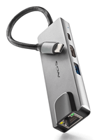 adaptador usb-c 4 en 1 hdmi usb-c rj45 y usb 30 wonderdocksupra
