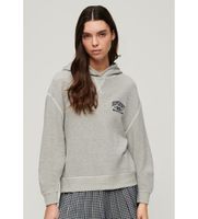 superdry para mujer w2012071a sudadera con capucha athletic essential gris xs casual algodon manga larga