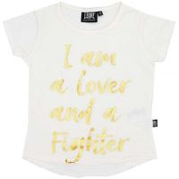 leone 1947 tops y camisetas girl t-shirt short sleeves chic gold para nina