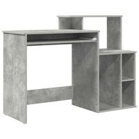 escritorio gris concreto 1205 x 44 x 885 cm vidaxl