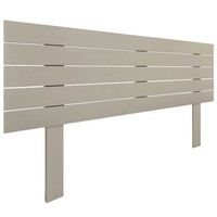 cabecero de madera reciclada dm estilo palet horizontal con patas 160x115cm camas 160 - acabado lino