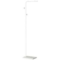 perchero de pie 35x25x170 cm blanco