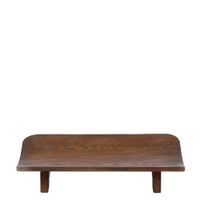 bandeja decorativa con base marron l36