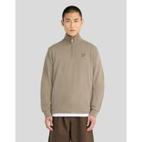 lyle  scott jersey ml2022v loopback quarter zip sweat-x569 khaki ash para hombre