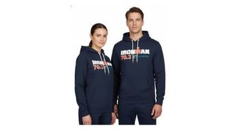 Ironman 70 3 duisburg sudadera con capucha azul marino