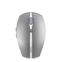 raton cherry inalambrico bluetooth 2000 dpi multi-dispositivo ambidiestro gris