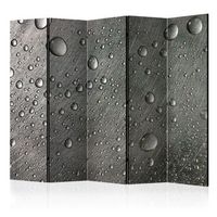 biombo - steel surface with water drops ii 225x172 cm