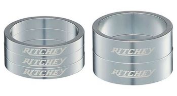 Distanciadores de juego de direccion ritchey classic 29mm   2x10mm 3x5mm   plata