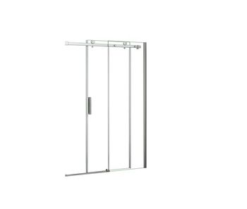 Aica mampara de ducha corredera frontal,perfil cromado,vidrio 8mm antical,(1260-1300)x1950mm