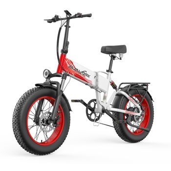 Bicicleta Eléctrica Plegable Zazawork Cf1000, Batería De 48 V Y 20 Ah, 20