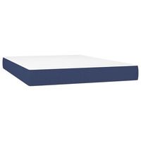colchon matrimonial  colchon de cama  colchao de muelles ensacados tela azul 140x190x20 cm