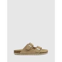 kamome sandalias bio ana taupe para mujer