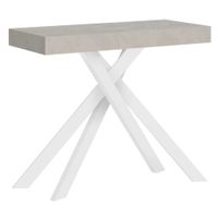 consola extensible 90x40300 cm effecto madera cachemira
