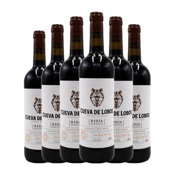 Javier San Pedro Vino Tinto Cueva De Lobos Rioja Crianza 75 Cl 13.5% Vol. (pack De 6 Unidades)