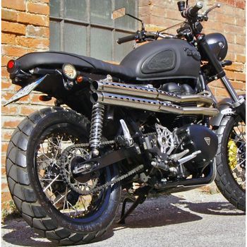 Sistema de escape Triumph Scrambler 865 Mass Mohave 2-2
