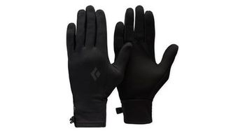 Black diamond guantes largos lightweight screentap negros