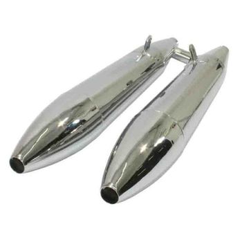Silenciador de escape Moto Guzzi V 7 Special Lafranconi cromo par