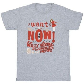 Willy Wonka Camiseta Verruca Salt I Want It Now para niña