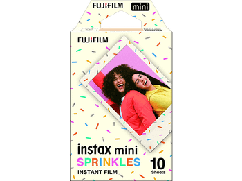 Película fotográfica - Fujifilm Instax Mini, pack de 10, Sprinkles