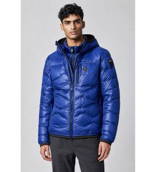Blauer para hombre. 26SBLUC03177 Abrigo Wave azul (M), Casual, Poliéster