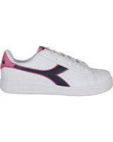 de diadora zapatillas diadora game p gs c8593 blancas con detalles y negro rosa