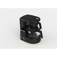 Melitta Aromaboy Independiente Cafetera de filtro Negro 2 tazas