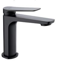 monomando lavabo negro mate serie napoles