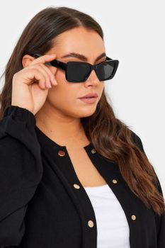 Gafas De Sol Negras Montura Rectangular