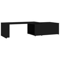 mesa de centro con compartimento de almacenaje y tablero regulable diseno moderno y contemporaneo 150 x 50 x 35 cm madera de ingenieria negra dec039635