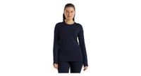 camiseta de manga larga para mujer icebreaker 260 tech navy