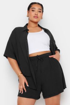 Limited Collection Bermudas Negras, Mujer Curvy Y Tallas Grandes, Limited Collection