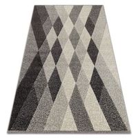 alfombra feel 567416811 diamantes grisantracitacrema 80x150 cm