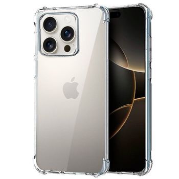 Cool Funda AntiShock Transparente para iPhone 16 Pro