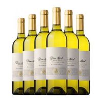 vignobles dom brial vino blanco les camines francia joven 75 cl 125 vol pack de 6 unidades