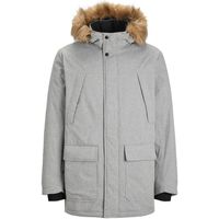 jack  jones parka 12217272 jwhgreat padded parka grey melange para hombre