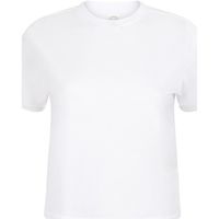 skinni fit camiseta cropped boxy para mujer