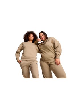 Sudadera Casual Puma Better Essentials Crew Fl Mujer