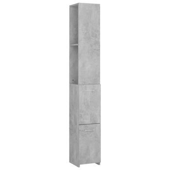 Armario Baño | Mueble Baño Madera Contrachapada Gris Hormigón 25x26,5x170 Cm