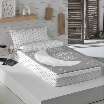 Saco Nordico Sin Relleno Moon Grey (ii) Cama 90 X 190/200 Gris