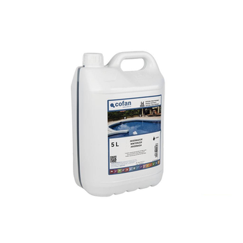 Invernador Líquido Concentrado para Piscinas | Garrafa de 5 Litros | Tratamiento Anti-Algas y Anti-Hongos para Hibernación | Mantiene el Agua Cristalina y Libre de Olores | Apto para Todo Tipo de
