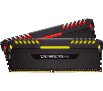 CORSAIR Vengeance RGB DDR4 3000 MHz PC RAM - 8 GB x 2- 8 G