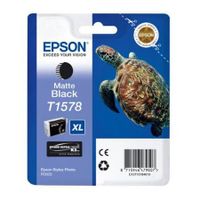epson t1578 t157840 matte black original ink cartridge turtle