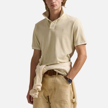 Polo Ralph Lauren Cotton-Piqué Mesh Polo Shirt - M