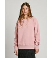 pepe jeans para mujer pl581468 sudadera lindy rosa l casual algodon