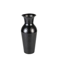 jarron de acero negro 40 cm