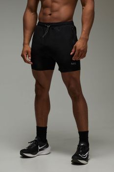 Man Active Gym 5Inch Short, Negro