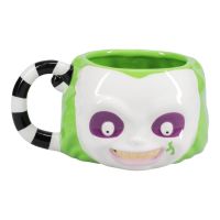 taza 3d cabeza beetlejuice ceramica 380 mls
